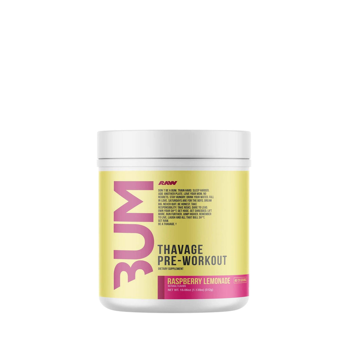 CBUM Thavage Pre-workout